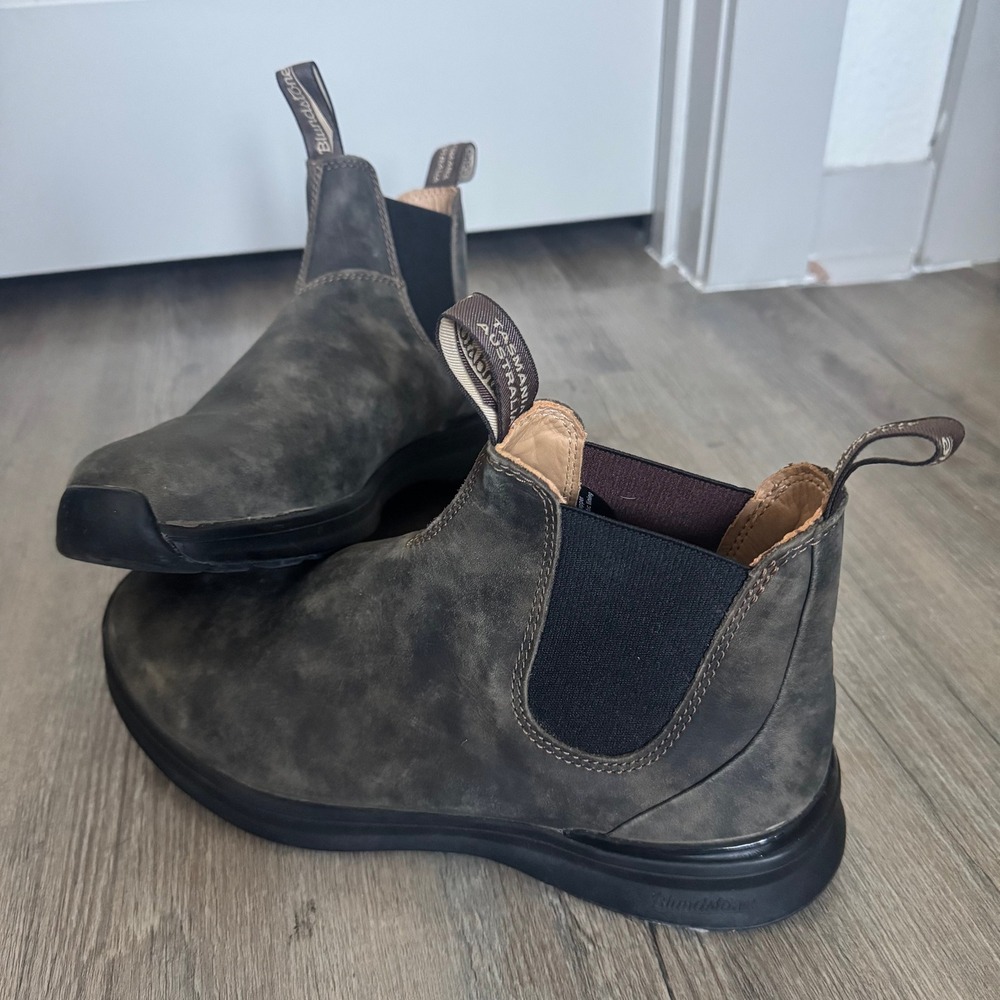 Blundstone 2144 Active Chelsea Boots Rustic Brown Leather Size 9 Rustic Nature